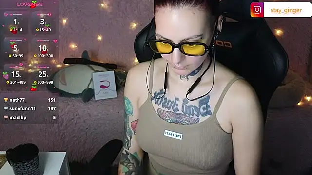 Ginger Stay online show from March 2025 10:28:02 AM