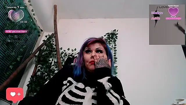 Snapshot of Psychobitch7 chatting on October 2025 08:21:02 PM Psychobitch7 online show from October 2025 08:21:02 PM