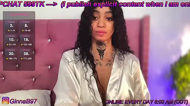 Snapshot of GinnaBolton chatting on January 2025 01:13:01 PM GinnaBolton online show from January 2025 01:13:01 PM