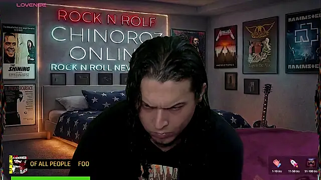 chino roz online show from May 2026 07:00:01 AM