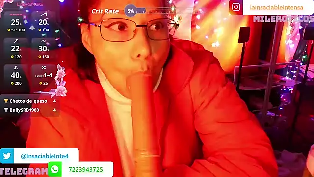 Snapshot of LaInsaciableIntensa chatting on November 2025 03:17:02 AM LaInsaciableIntensa online show from November 2025 03:17:02 AM