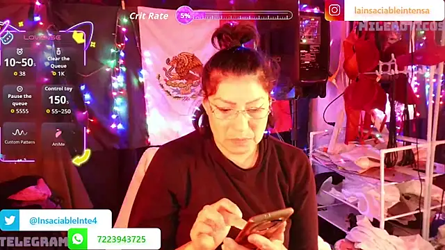 LaInsaciableIntensa online show from March 2026 01:44:01 AM