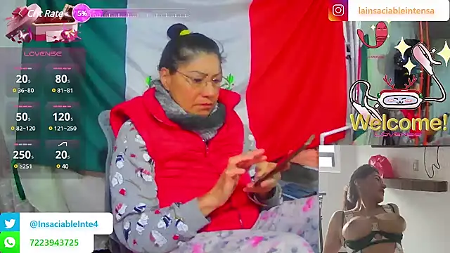 LaInsaciableIntensa online show from March 2025 12:51:01 PM