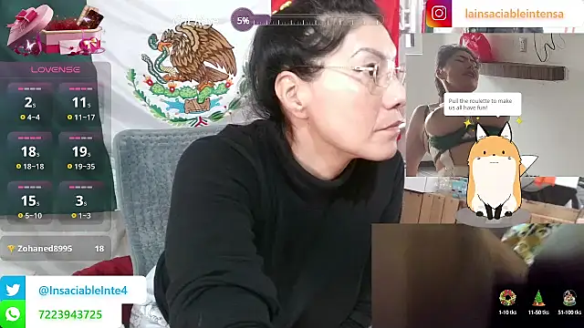 LaInsaciableIntensa online show from March 2025 01:56:02 PM