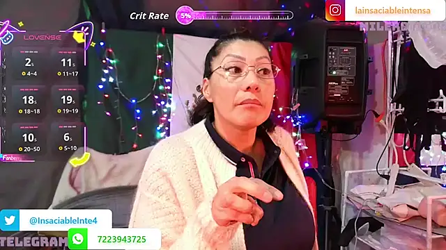 LaInsaciableIntensa online show from March 2026 01:02:01 AM