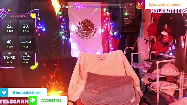 Snapshot of LaInsaciableIntensa chatting on June 2026 01:57:01 AM LaInsaciableIntensa online show from June 2026 01:57:01 AM