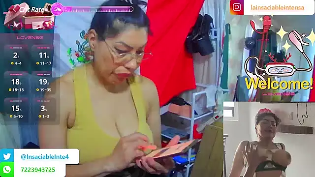 LaInsaciableIntensa online show from March 2025 09:32:02 PM