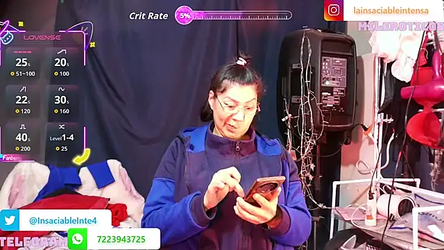 LaInsaciableIntensa online show from March 2026 02:45:02 AM