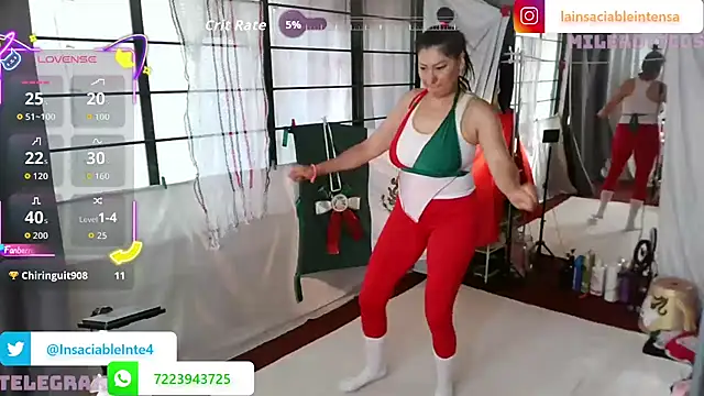 LaInsaciableIntensa online show from September 2025 02:28:01 PM