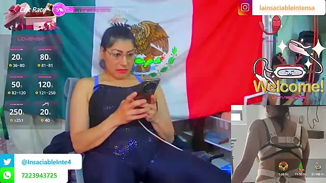 LaInsaciableIntensa online show from March 2025 12:47:01 AM