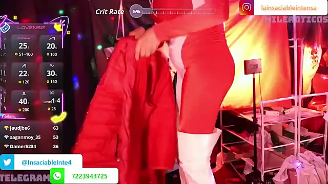 LaInsaciableIntensa online show from September 2025 02:23:01 AM