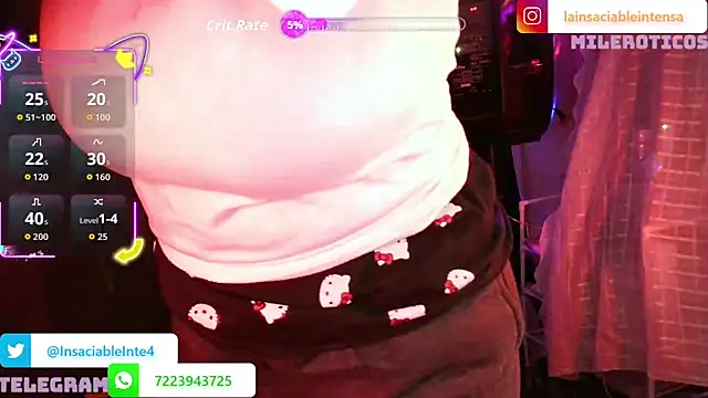 LaInsaciableIntensa online show from March 2026 02:23:01 AM