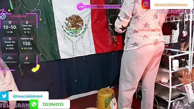 LaInsaciableIntensa online show from April 2026 01:34:01 AM