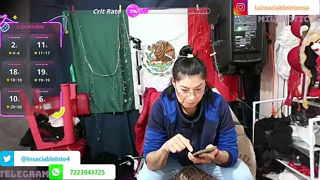 Snapshot of LaInsaciableIntensa chatting on May 2026 09:47:01 PM LaInsaciableIntensa online show from May 2026 09:47:01 PM