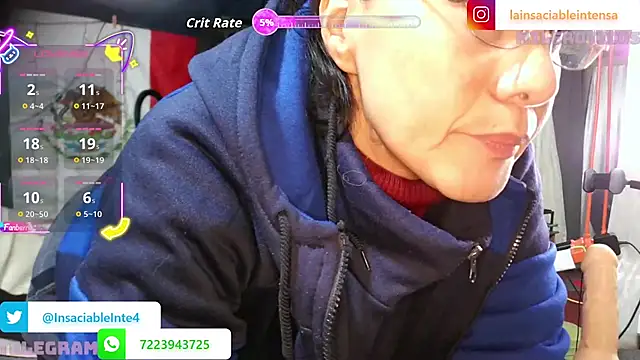 LaInsaciableIntensa online show from January 2026 01:42:01 AM