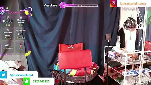 LaInsaciableIntensa online show from October 2025 02:44:02 AM