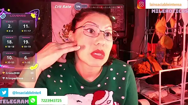 LaInsaciableIntensa online show from April 2026 02:15:02 AM