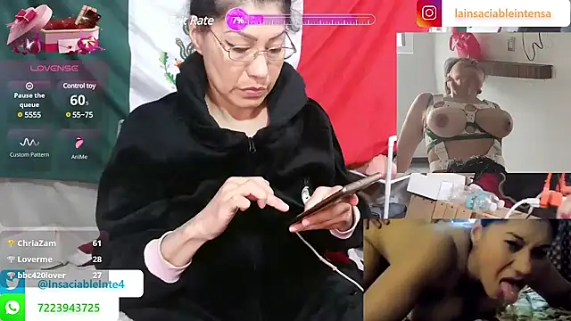 LaInsaciableIntensa online show from March 2025 12:26:01 AM
