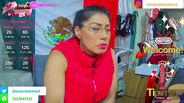 LaInsaciableIntensa online show from March 2025 12:10:02 AM