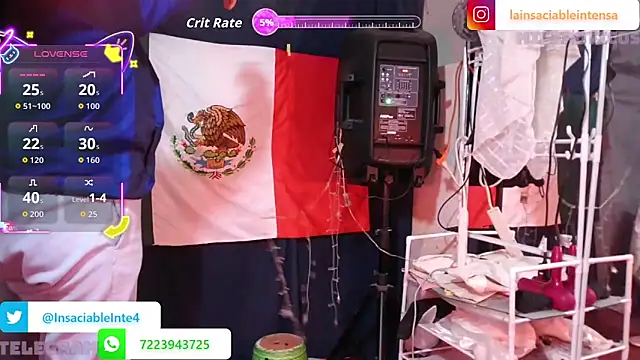 LaInsaciableIntensa online show from March 2026 12:49:02 AM