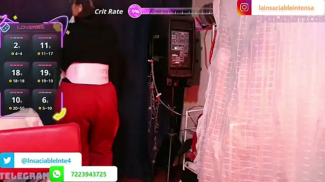 LaInsaciableIntensa online show from February 2026 02:23:01 AM