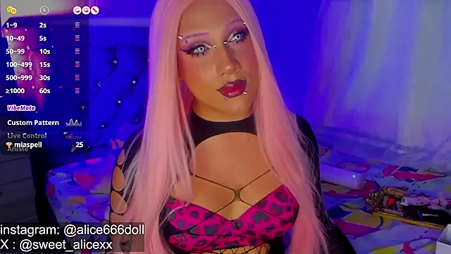 SWEET ALICEXX online show from June 2026 04:19:02 PM
