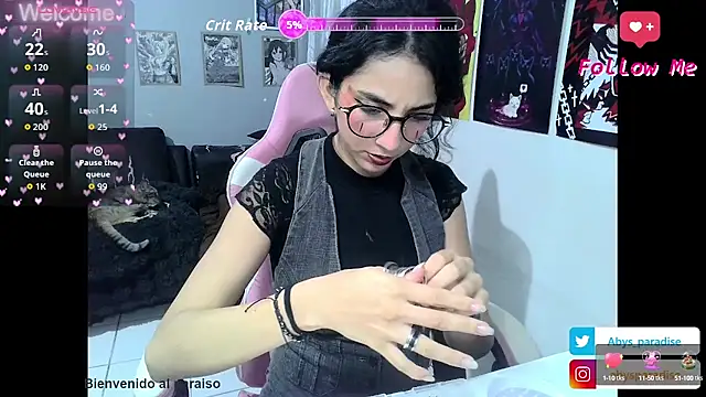 Snapshot of Abysparadise chatting on October 2025 04:16:01 AM Abysparadise online show from October 2025 04:16:01 AM
