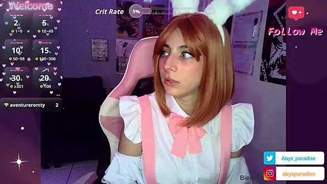 Abysparadise online show from March 2026 03:49:01 AM