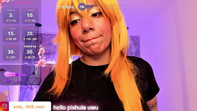 Snapshot of Nami_usagi chatting on February 2025 12:38:01 PM Nami usagi online show from February 2025 12:38:01 PM