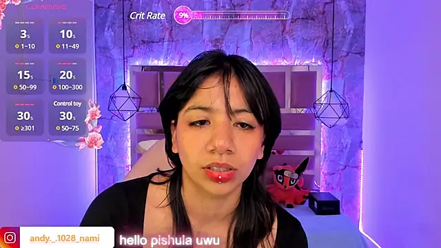Snapshot of Nami_usagi chatting on February 2025 04:08:01 PM Nami usagi online show from February 2025 04:08:01 PM
