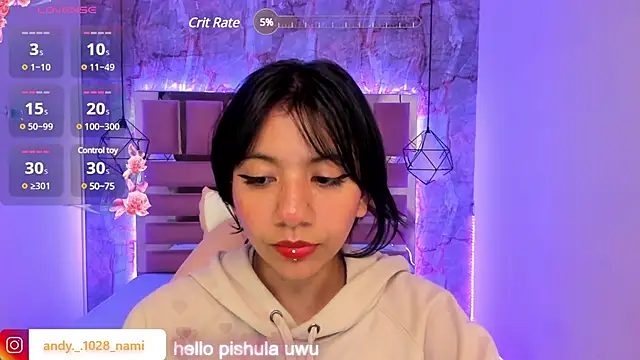 Snapshot of Nami_usagi chatting on February 2025 04:50:02 PM Nami usagi online show from February 2025 04:50:02 PM