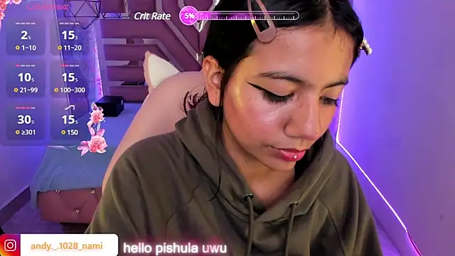 Snapshot of Nami_usagi chatting on February 2025 03:50:02 PM Nami usagi online show from February 2025 03:50:02 PM