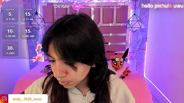 Snapshot of Nami_usagi chatting on January 2025 12:07:01 PM Nami usagi online show from January 2025 12:07:01 PM
