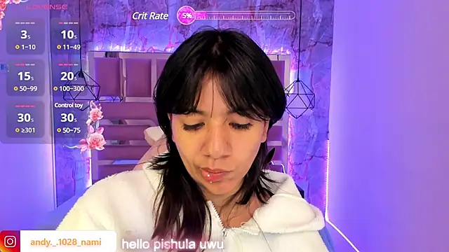 Snapshot of Nami_usagi chatting on February 2025 12:44:01 PM Nami usagi online show from February 2025 12:44:01 PM