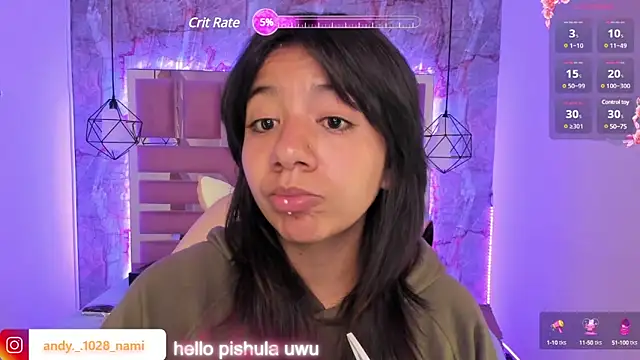 Snapshot of Nami_usagi chatting on February 2025 11:50:02 AM Nami usagi online show from February 2025 11:50:02 AM