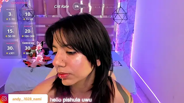 Snapshot of Nami_usagi chatting on February 2025 03:18:02 PM Nami usagi online show from February 2025 03:18:02 PM
