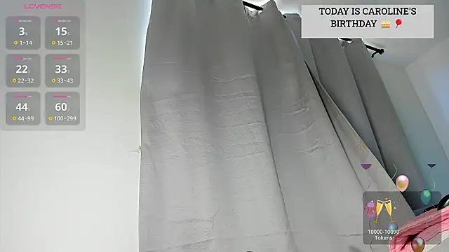 caroline tovar online show from March 2026 07:09:01 PM