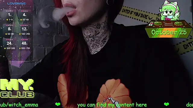 Snapshot of Witch_Emma chatting on October 2025 08:57:02 AM Witch Emma online show from October 2025 08:57:02 AM
