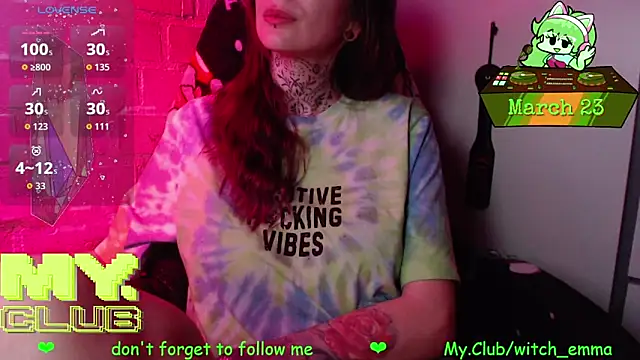 Witch Emma online show from March 2026 07:30:01 AM