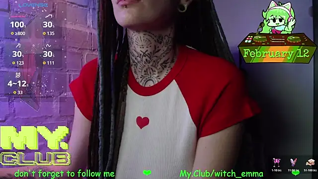 Witch Emma online show from February 2026 07:19:01 AM