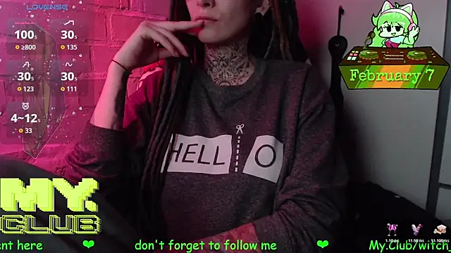 Witch Emma online show from February 2026 07:05:01 AM