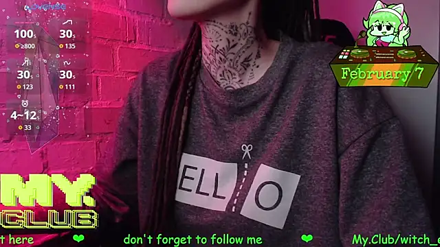 Witch Emma online show from February 2026 07:11:01 PM