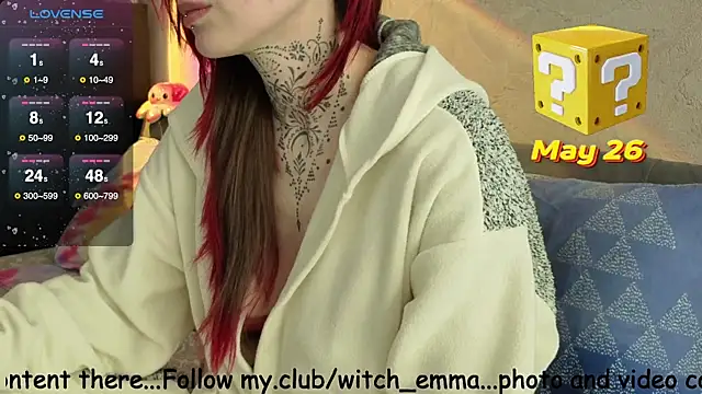 Witch Emma online show from May 2026 08:56:01 AM