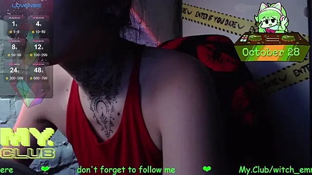 Snapshot of Witch_Emma chatting on October 2025 08:35:02 AM Witch Emma online show from October 2025 08:35:02 AM