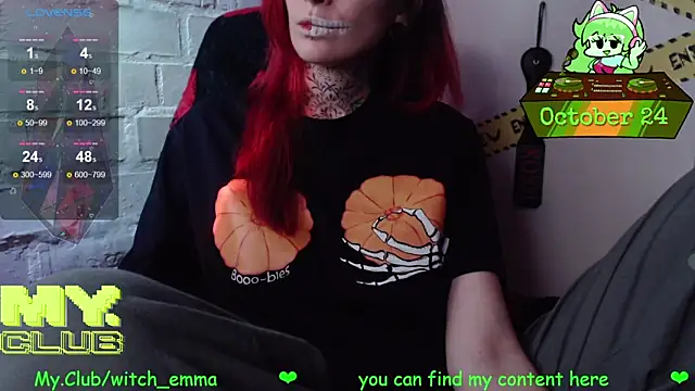 Snapshot of Witch_Emma chatting on October 2025 08:30:01 PM Witch Emma online show from October 2025 08:30:01 PM