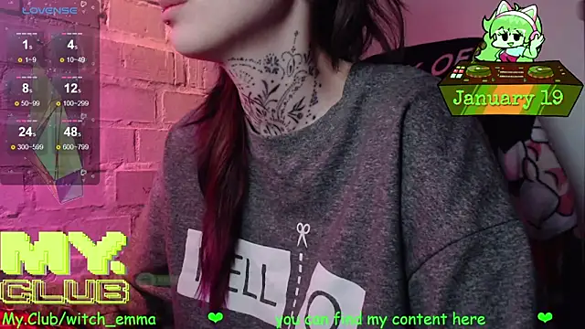 Witch Emma online show from January 2026 04:27:01 AM