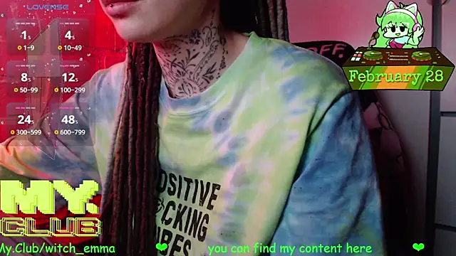 Witch Emma online show from February 2026 08:47:01 AM