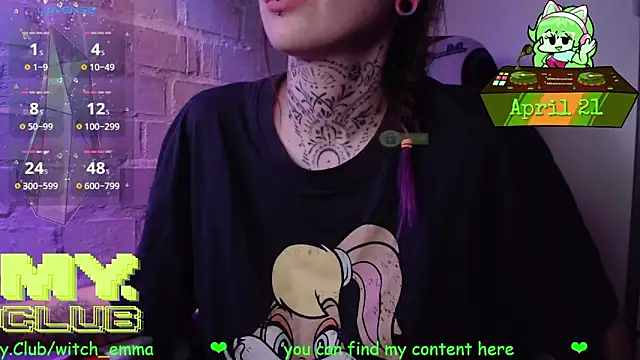 Witch Emma online show from April 2026 06:58:02 PM