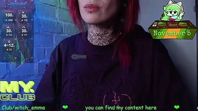 Snapshot of Witch_Emma chatting on November 2025 08:01:02 PM Witch Emma online show from November 2025 08:01:02 PM