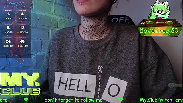 Snapshot of Witch_Emma chatting on November 2025 01:23:01 PM Witch Emma online show from November 2025 01:23:01 PM